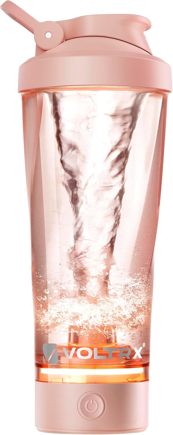 VOLTRX Premium Electric Protein Shaker Bottle, Made with Tritan - BPA Free - 24 oz Vortex Portable Mixer Cup/USB Rechargeable Shaker Cups for Protein Shakes for Workout, Fitness, Exercise (Copy) (Copy)
